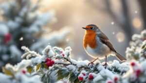 Perché i pettirossi continuano a tornare nel tuo giardino in inverno