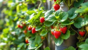 Ho costruito un orto verticale con un tubo di plastica per avere fragole ovunque