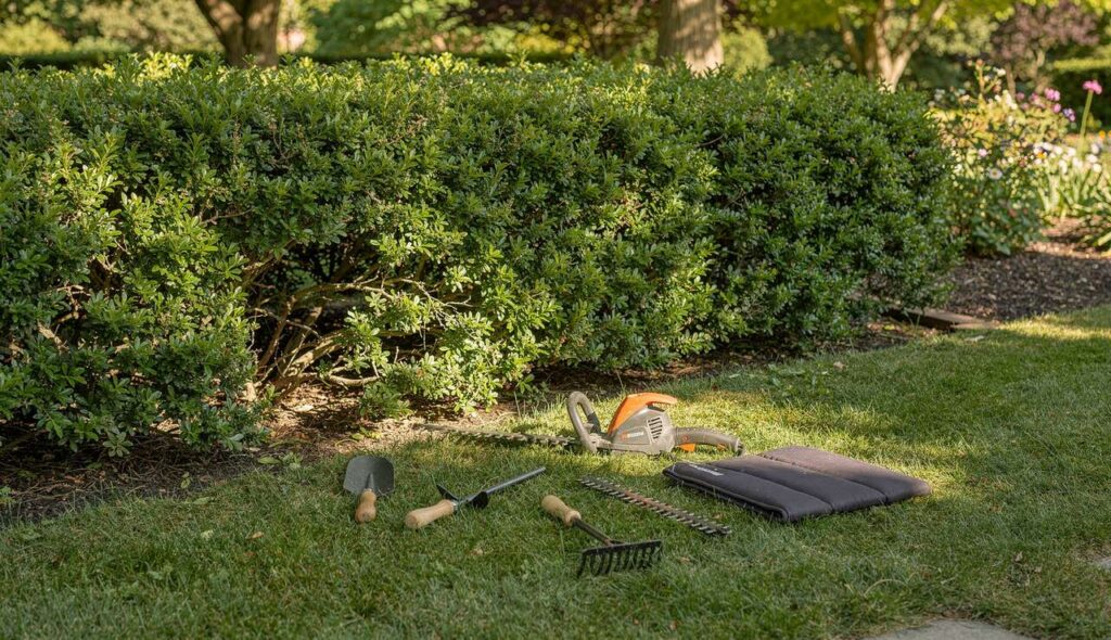 Eliminare una siepe dal giardino in 4 semplici passaggi